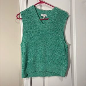 COS Green Knitted Sweater Vest